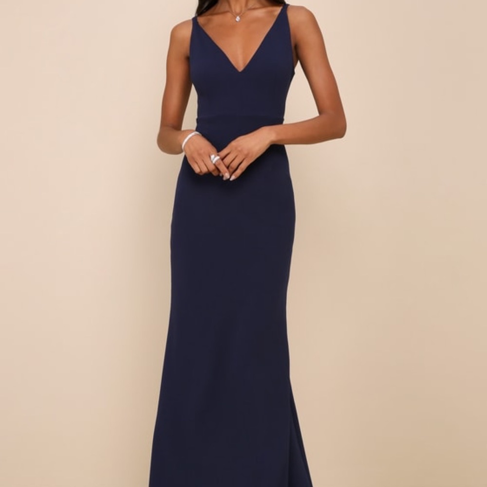 Lulus dress size small. Navy.